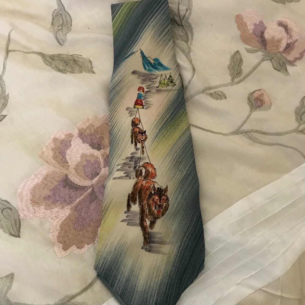 ALASKA DOG sled  (TIE collectible)his/hers